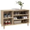 vidaXL Shoe Cabinet Sonoma Oak 102x36x60 cm Engineered Wood