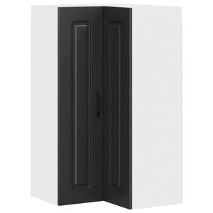 vidaXL Dishwasher Panel Kalmar Black 57 x 57 x 100 cm Engineered Wood