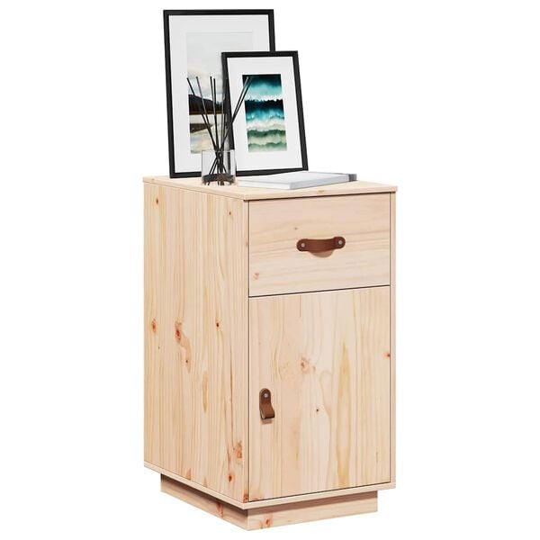 vidaXL Desk Cabinet 40x50x75 cm Solid Wood Pine