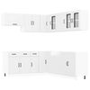 vidaXL 11 Piece Kitchen Cabinet Set "Kalmar" White Engineered Wood
