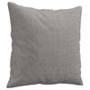 vidaXL Throw Pillows 2 pcs Light Grey 40x40 cm Fabric
