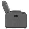 vidaXL Electric Stand up Recliner Chair Dark Grey Fabric