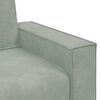 vidaXL 3-Seater Sofa Light Grey 220x78x84 cm Velvet