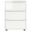 vidaXL Storage Cabinet High Gloss White 60 x 48 x 81 cm