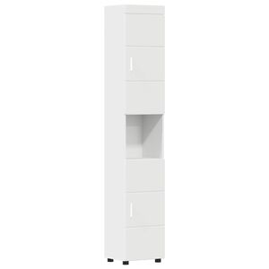 vidaXL Bathroom Cabinet Set TULUM White 37 x 31.5 x 203 cm