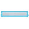 vidaXL Toddler Safety Bed Rail Blue 180x42 cm Polyester