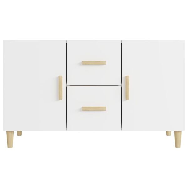 vidaXL Sideboard White 100x36x60 cm Engineered Wood