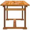 vidaXL 7 Piece Garden Dining Set Solid Wood Acacia and Textilene