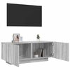 vidaXL TV Cabinet Grey Sonoma 100x35x40 cm Engineered Wood