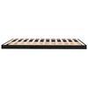 vidaXL Bed Frame without Mattress Black 150x200 cm King Size Solid Wood Pine