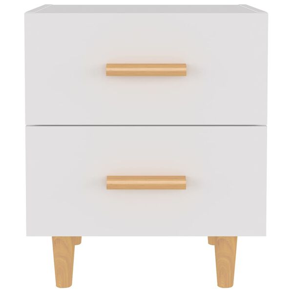 vidaXL Bed Cabinet White 40x35x47.5 cm