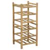 vidaXL Wine Rack Natural 32.5 x 29.5 x 72 cm Bamboo