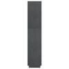 vidaXL Book Cabinet/Room Divider Grey 60x35x167 cm Solid Pinewood