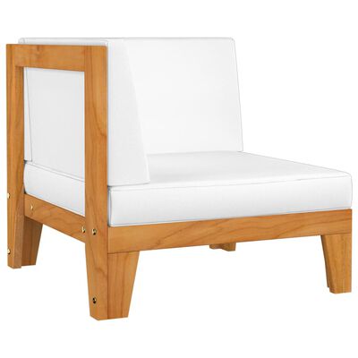 vidaXL 7 Piece Garden Lounge Set with Cushions Solid Acacia Wood