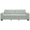 vidaXL 3-Seater Sofa Light Grey 180 cm Velvet