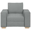 vidaXL Sofa Chair Light Grey 100x78x84 cm Fabric