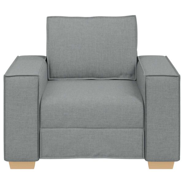 vidaXL Sofa Chair Light Grey 100x78x84 cm Fabric