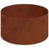 vidaXL Garden Planter Brown 120 x 120 x 20 cm Weathering Steel