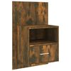 vidaXL Wall-mounted Bedside Cabinets 2 pcs Smoked Oak