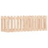 vidaXL Garden Raised Bed with Fence Design 150x50x50 cm Solid Wood Pine