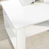 vidaXL Coffee Table with Storage White 96 x 54 x 44 cm Engineered Wood