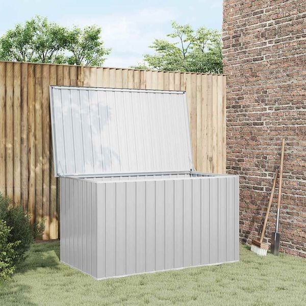 vidaXL Garden Storage Box Grey 171x99x93 cm