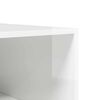 vidaXL Wardrobe High Gloss White 100x50x200 cm Engineered Wood
