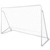 vidaXL Soccer Goal Post Net Set Steel 240 x 90 x 150 cm High-quality