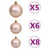 vidaXL Artificial Pre-lit Christmas Tree with Ball Set LEDs Green 120 cm
