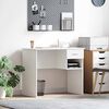 vidaXL Desk with Drawer White 90 x 49 x 75 cm Engineered Wood