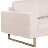 vidaXL 3-Seater Sofa Fabric Cream