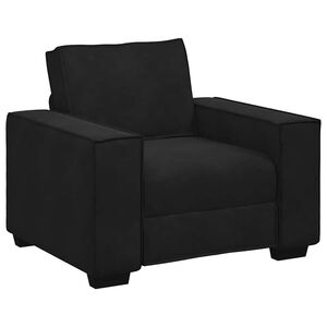 vidaXL Sofa Chair Black 100x78x84 cm Velvet