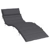 vidaXL Sun Lounger Cushion Anthracite 180x60x4 cm Oxford Fabric