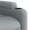 vidaXL Recliner Chair Light Grey Fabric