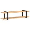 vidaXL TV Cabinet | Natural Mango Wood