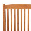 vidaXL Folding Garden Chairs 4 pcs Solid Eucalyptus Wood