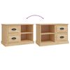 vidaXL TV Cabinet Sonoma Oak 73x35.5x47.5 cm Engineered Wood