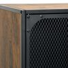 vidaXL Storage Cabinets 2 pcs Rustic Brown 72x36x82 cm Metal and MDF