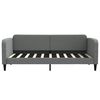 vidaXL Day Bed without Mattress Dark Grey 90x190 cm Fabric