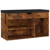 vidaXL Shoe Bench | Smoked Oak