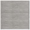 vidaXL Bedside Cabinets 2 pcs Concrete Grey 40x30x40 cm Engineered Wood