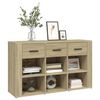 vidaXL Sideboard Sonoma Oak 100x30x59.5 cm Engineered Wood