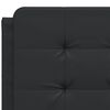 vidaXL Bed Frame with LED without Mattress "Zadar" Black 137x190 cm