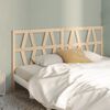 vidaXL Bed Headboard 186x4x100 cm Solid Wood Pine