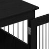 vidaXL Dog Crate Furniture Black Oak 45x62x59 cm Engineered Wood