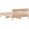 vidaXL Bed Frame without Mattress 150x200 cm King Size Solid Wood Pine