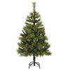 vidaXL Artificial Hinged Christmas Tree 150 LEDs 150 cm