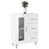 vidaXL Sideboard High Gloss White 69,5x34x90 cm Engineered Wood