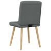 vidaXL Dining Chairs 4 pcs Dark Grey Fabric