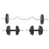 vidaXL Barbell and Dumbbell Set 30 kg